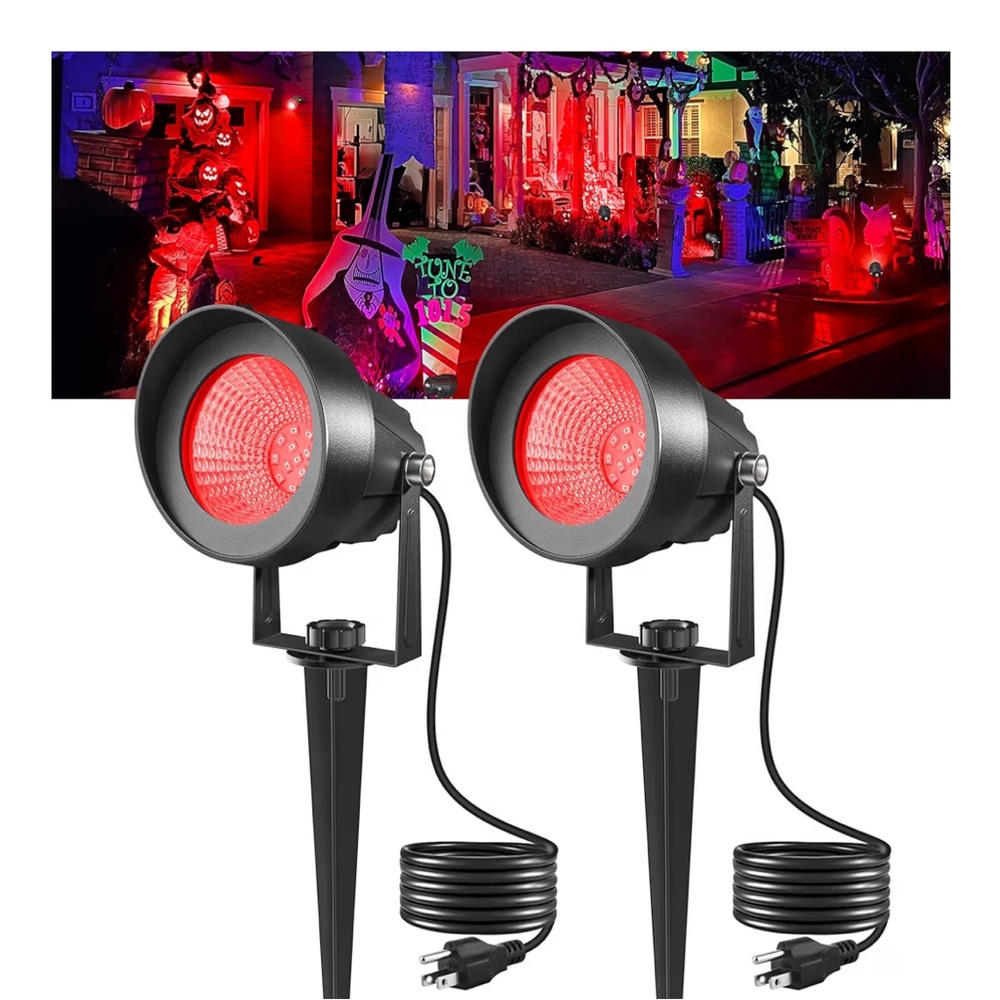 Red spot lights 2 pack